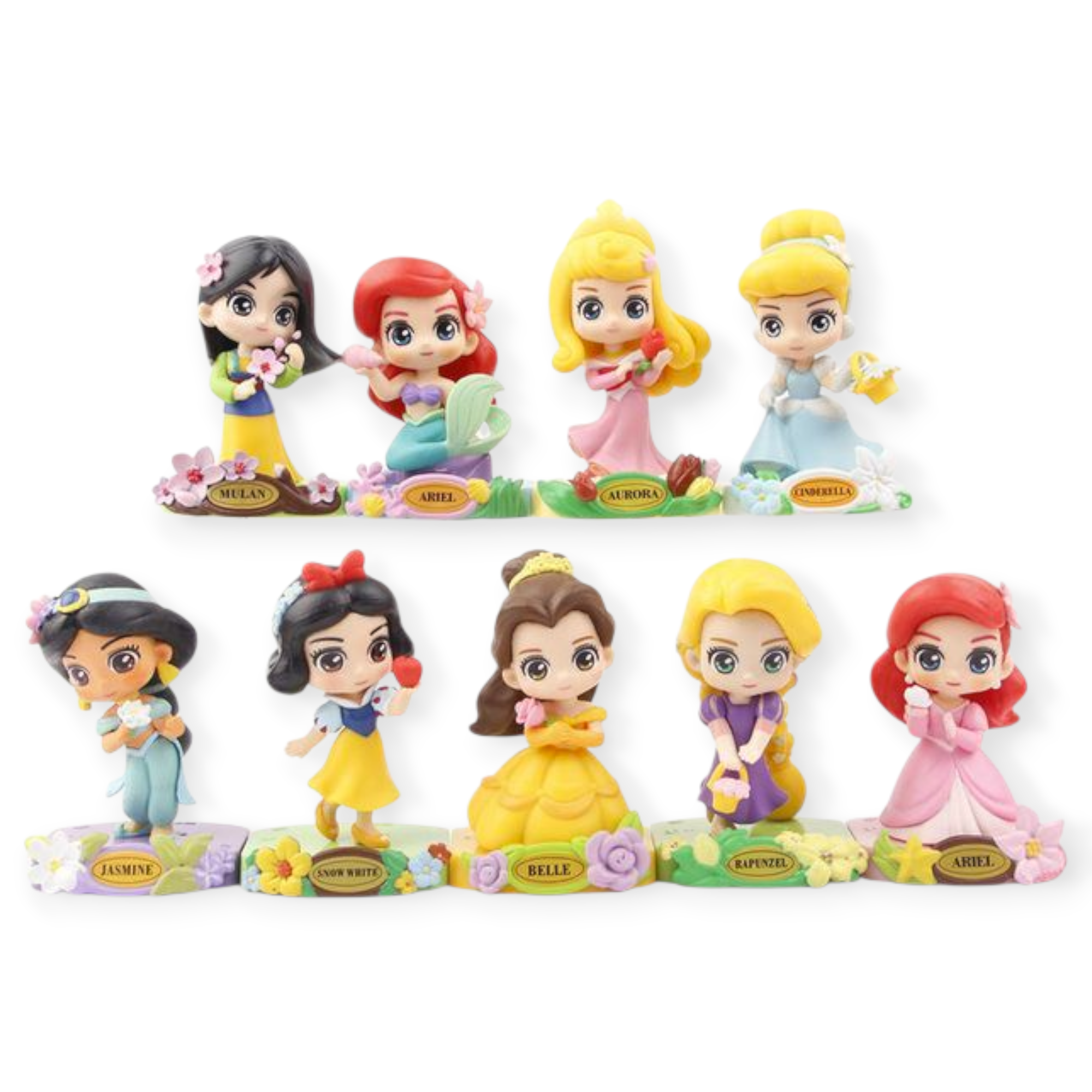 Set de figuras de Princesas Disney