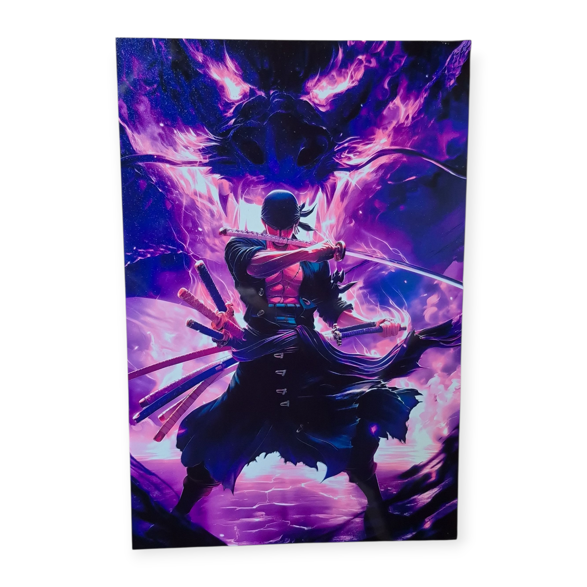 Póster metálico de Roronoa Zoro – One Piece