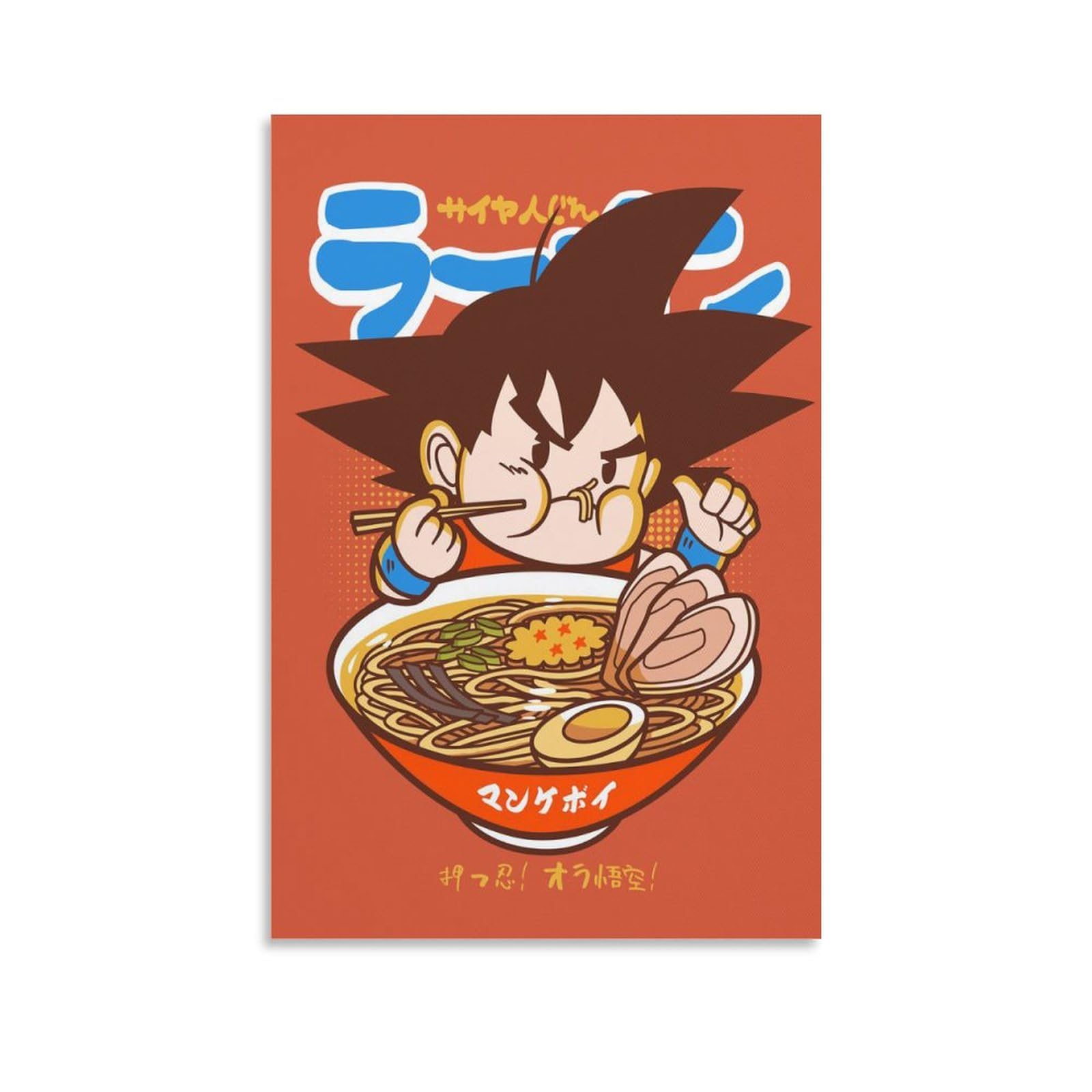 Póster metálico de Goku – Ramen
