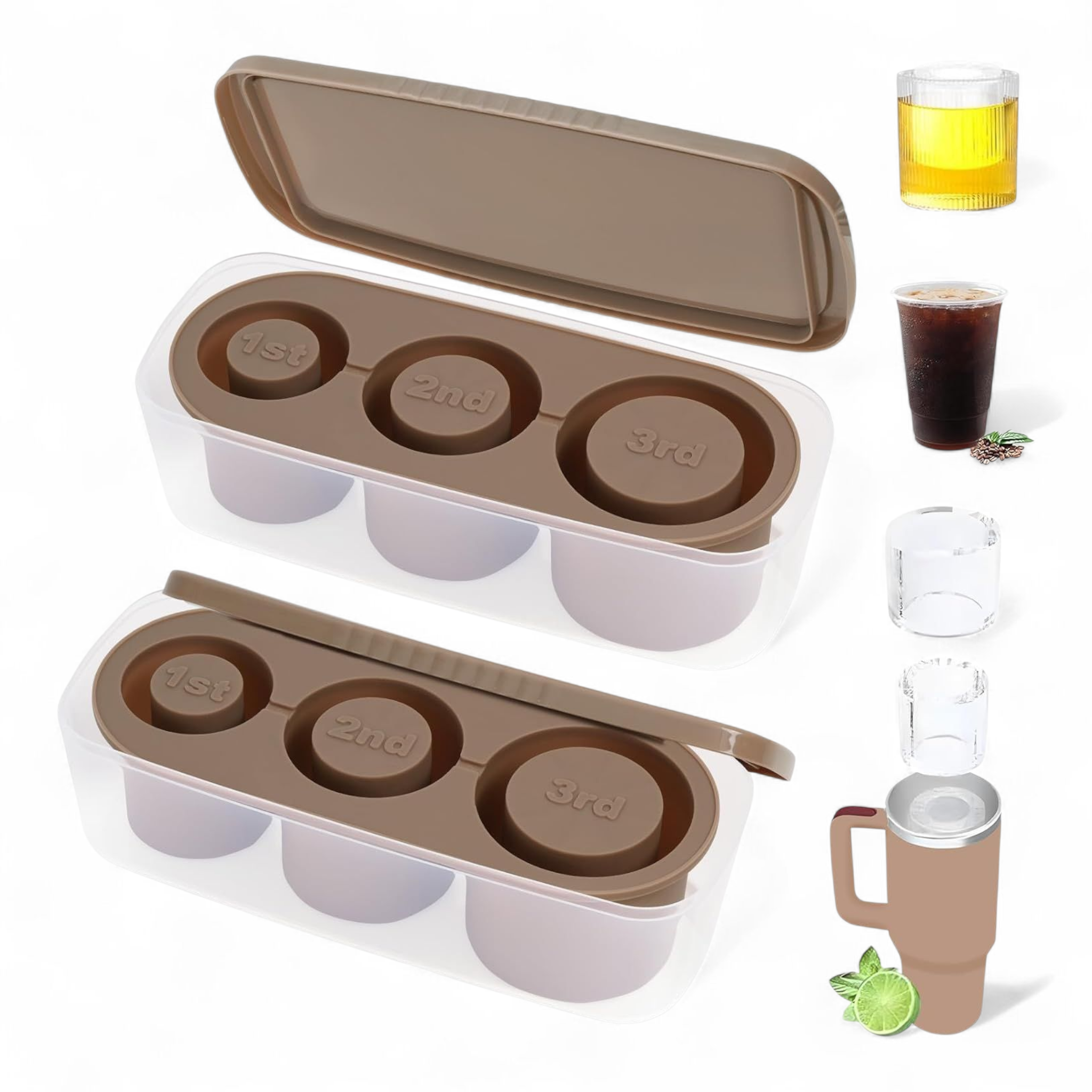 Moldes para hielo (circulares)