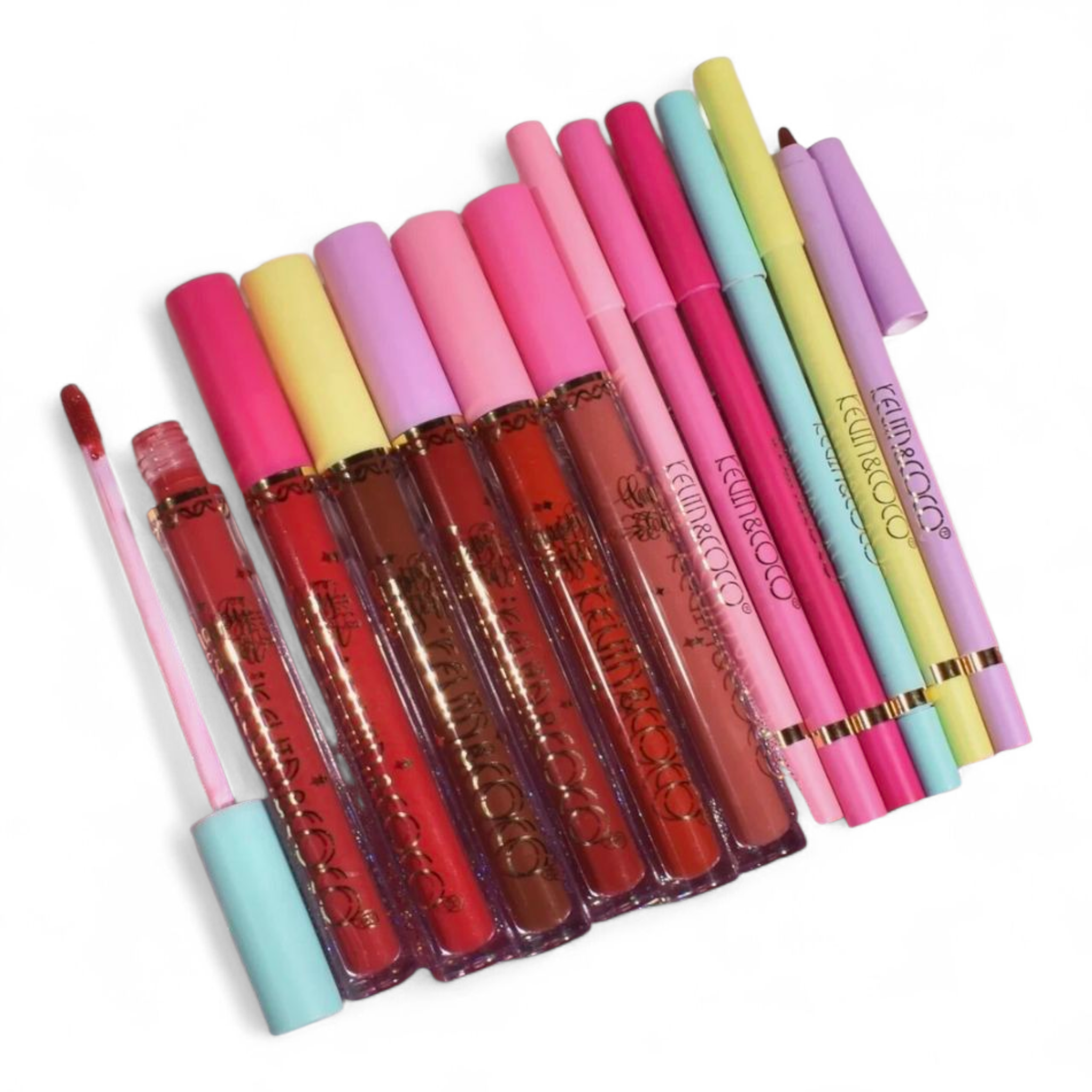 Set de lápiz labial y delineador labial – Kevin y Coco