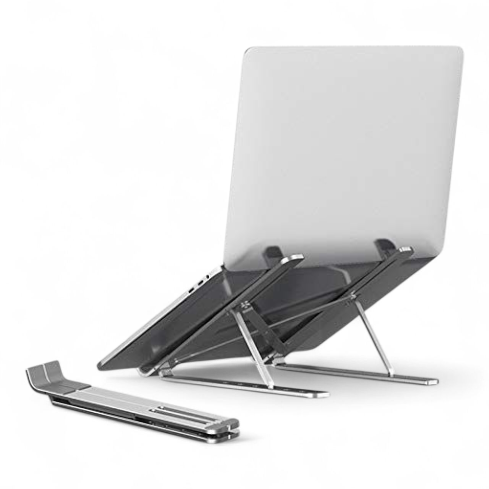 Porta laptop ajustable (gris)