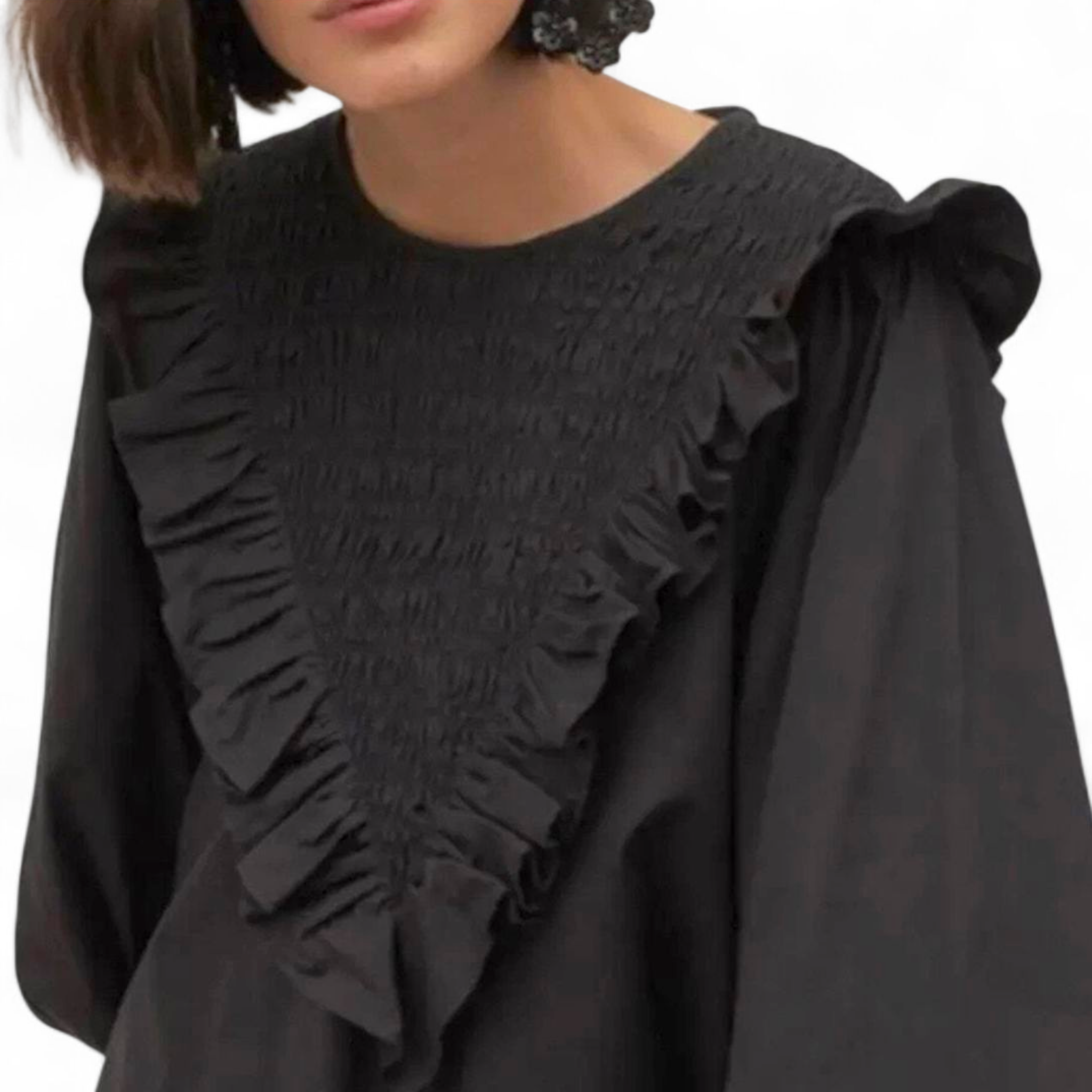 Blusón corto negro (L)