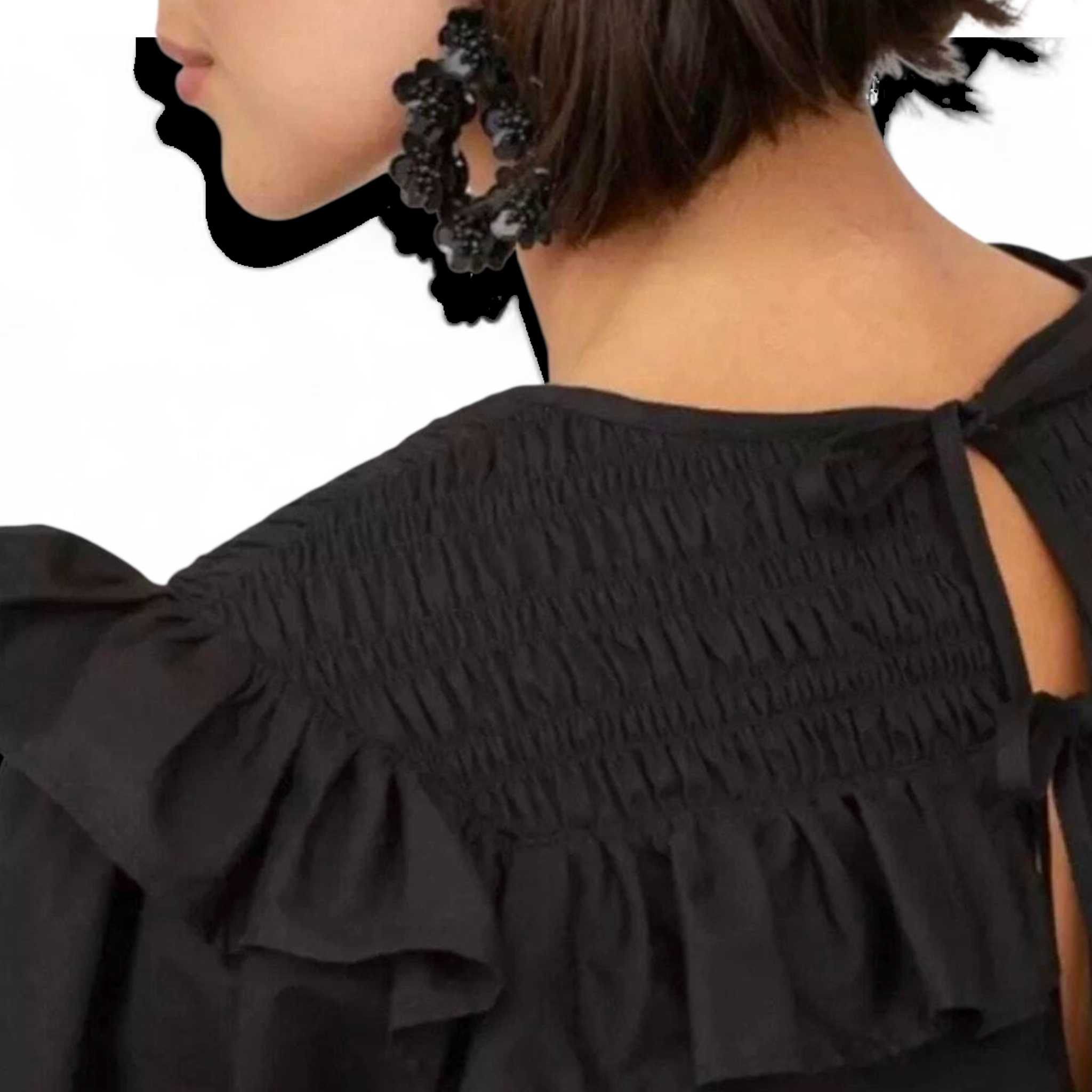 Blusón corto negro (L)