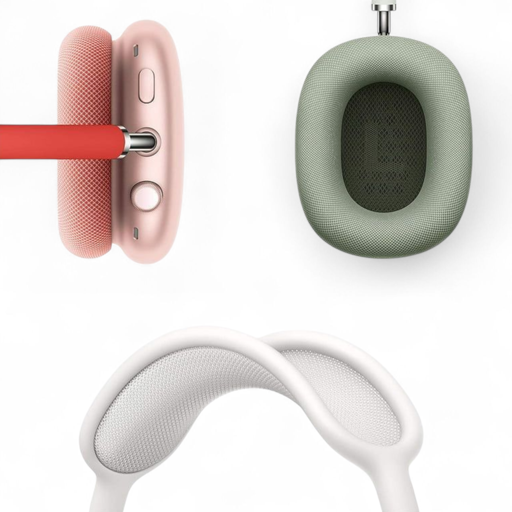 Audífonos Tipo Airpods Max (rojo)
