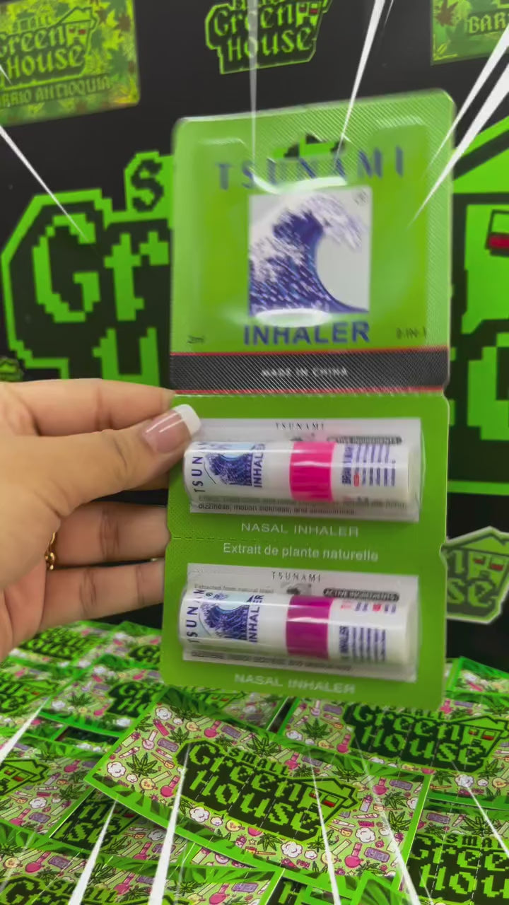 Inhalador doble tsunami