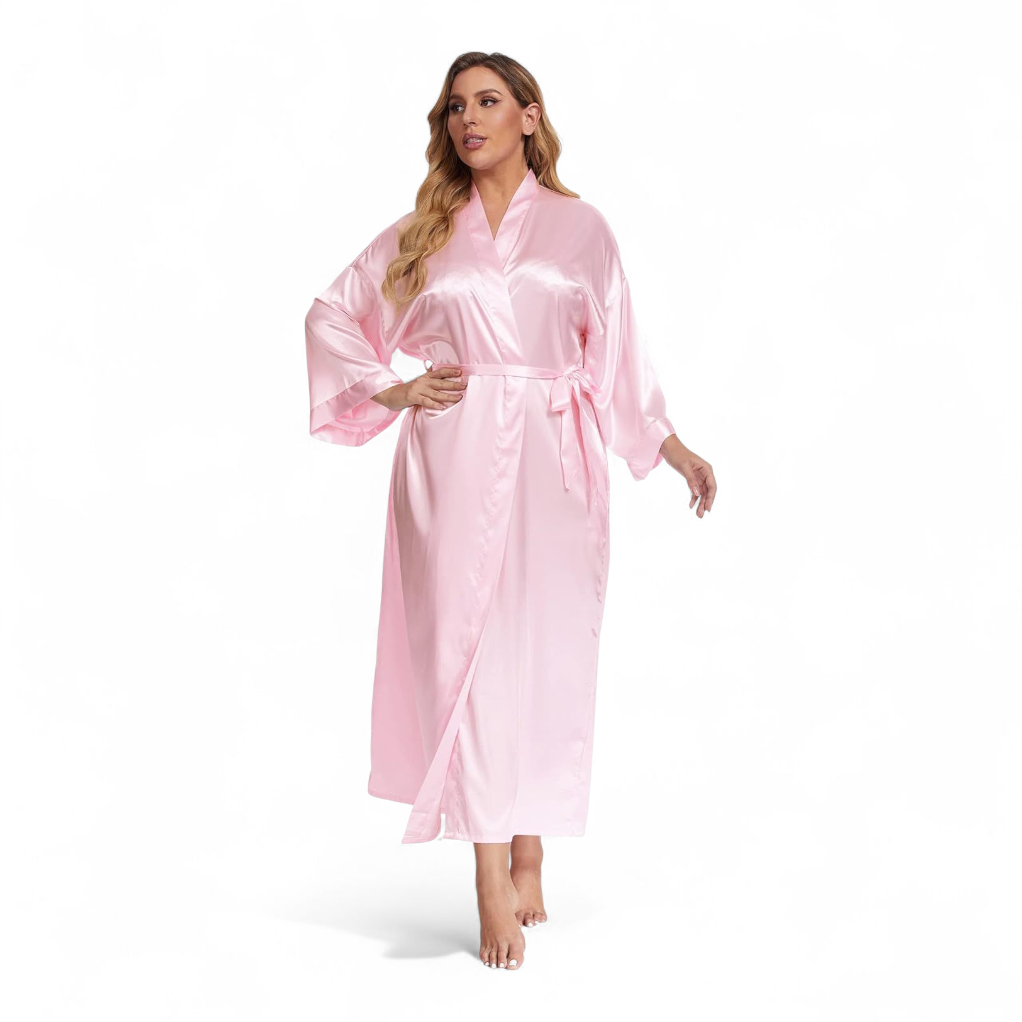 Bata de satin (talla XL)