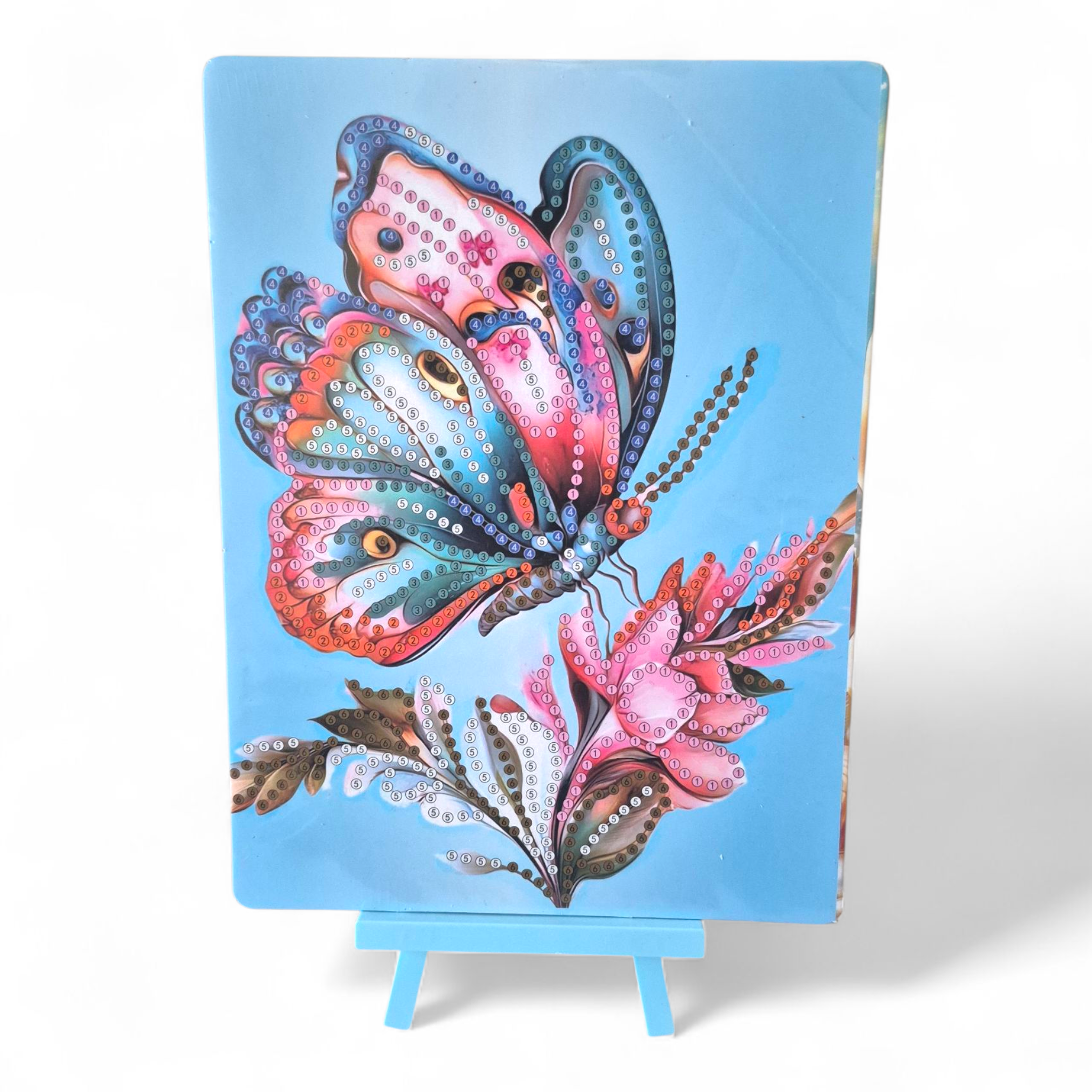 Pintura de diamante pequeño de mariposa