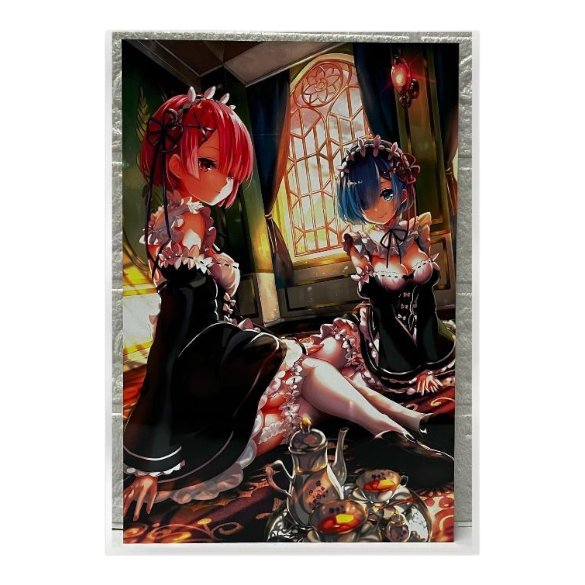 Póster metálico de Ram y Rem – Re:Zero