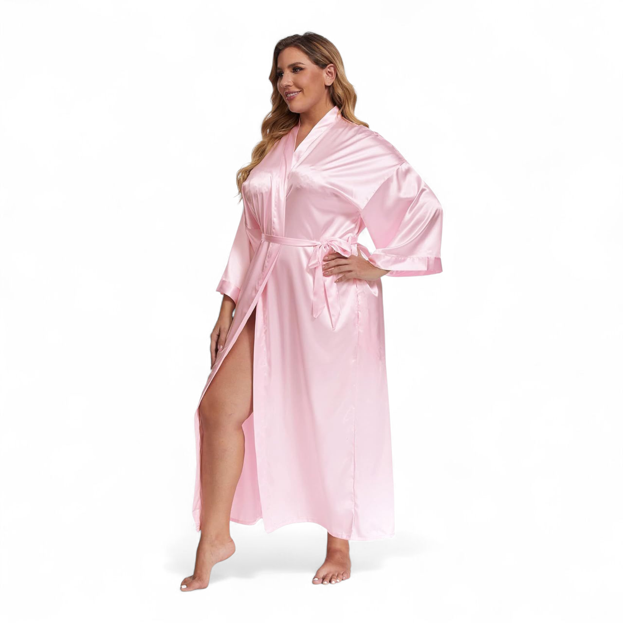 Bata de satin (talla XL)