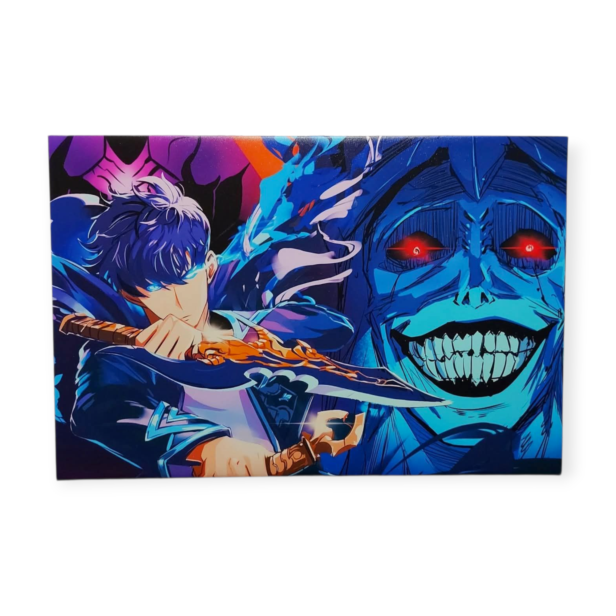Póster metálico de Jin-Woo – Solo Leveling